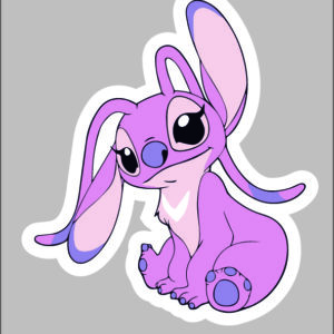 sticker stitch , angel