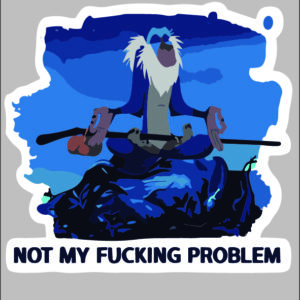 sticker not my problem