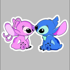 sticker angel/stitch 2