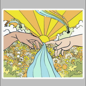 sticker the creation of adam