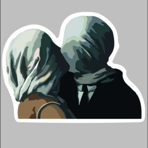 sticker the lovers by renee