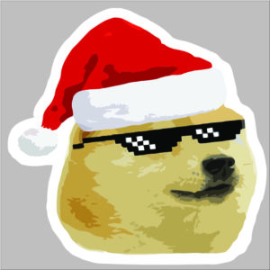 sticker xmax dog