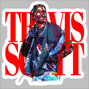 sticker travis scott sticker