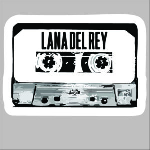 sticker lana del rey casset
