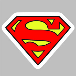 sticker superman logo