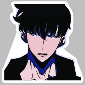 sticker solo level mc face