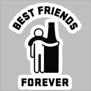 sticker best friends forever