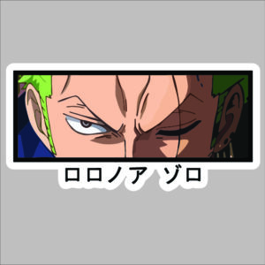 sticker zoro serious serious face