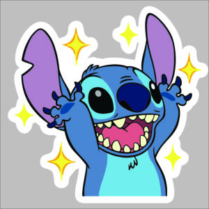 sticker amazed stitch