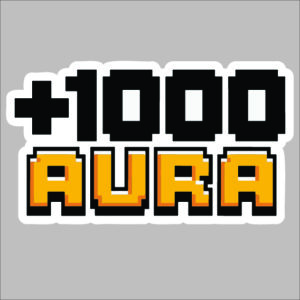 sticker +1000 aura