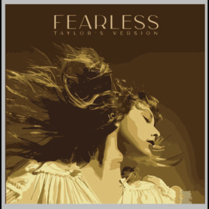 sticker taylor swift fearless