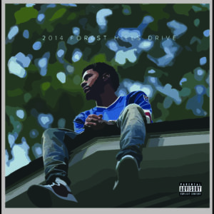 sticker j cole forest hills