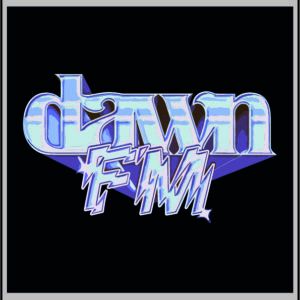 sticker the weeknd dawn fm cover