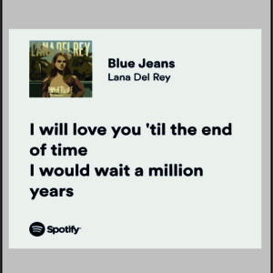 sticker lana del rey I will love you