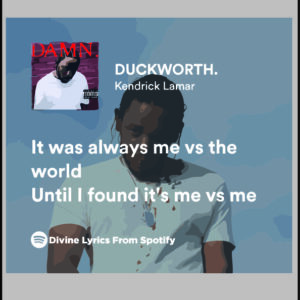 sticker kendrick lamar it was always me