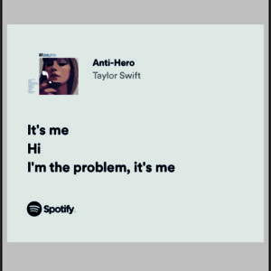 sticker taylor swift its me