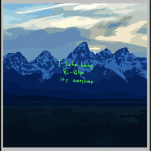 sticker kanye west ye