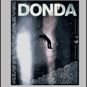 sticker kanye west donda